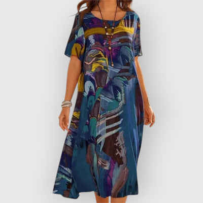 Blanca | ELEGANT ABSTRACT DRESS