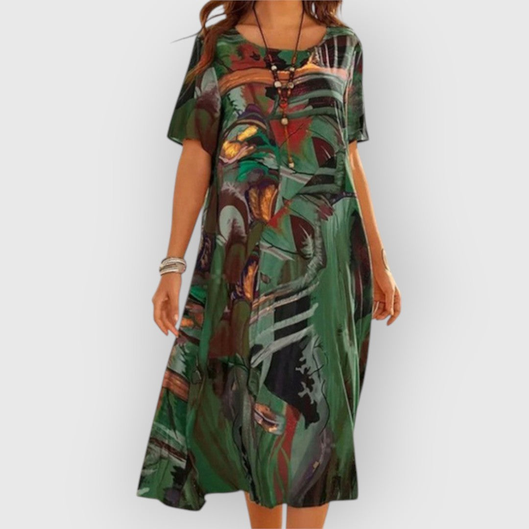 Blanca | ELEGANT ABSTRACT DRESS