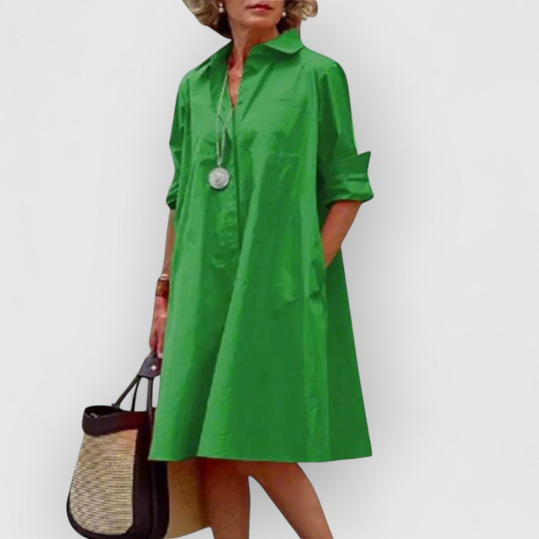 Brigitte | Polka Dot Midi Dress