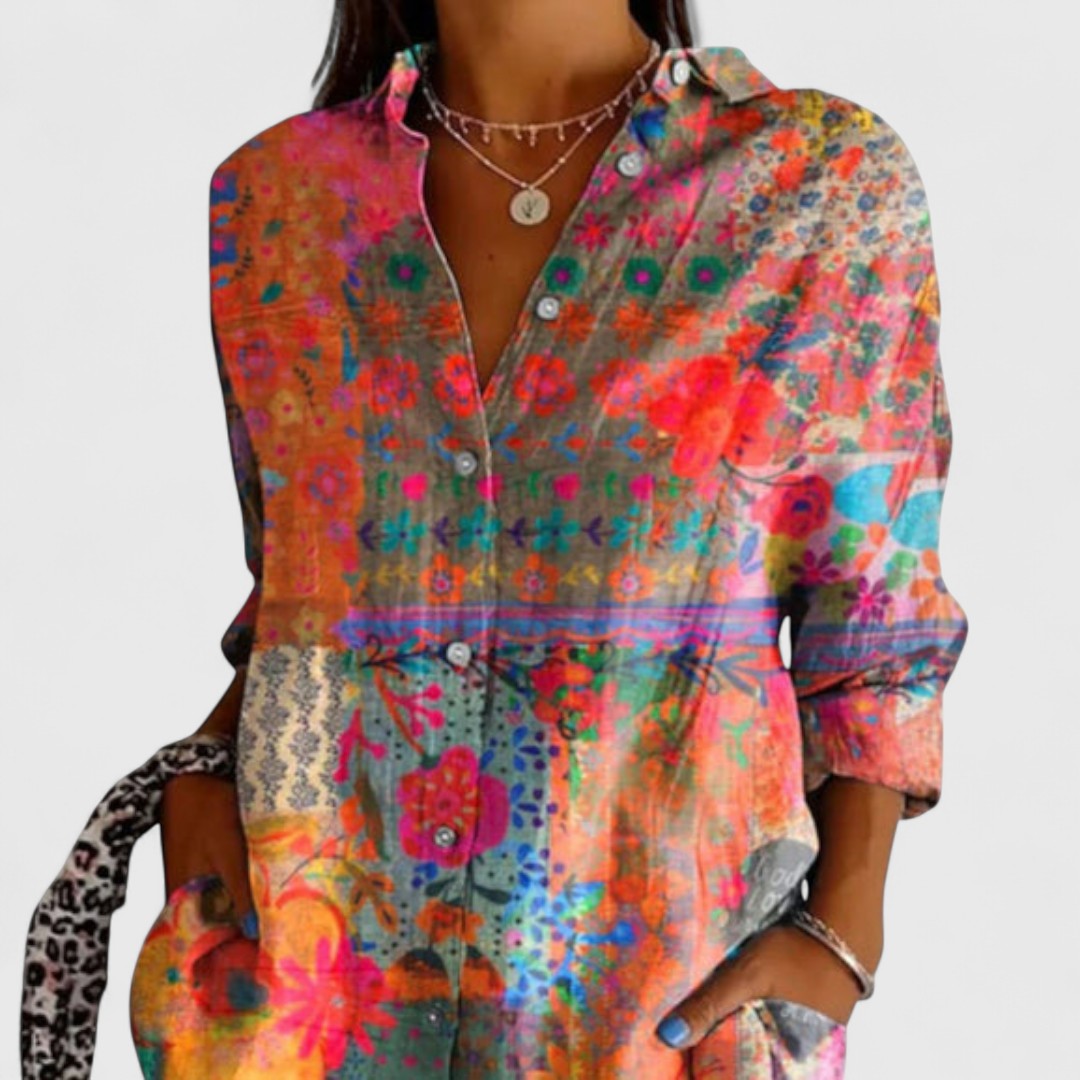 Francesca | Floral Blouse Spring