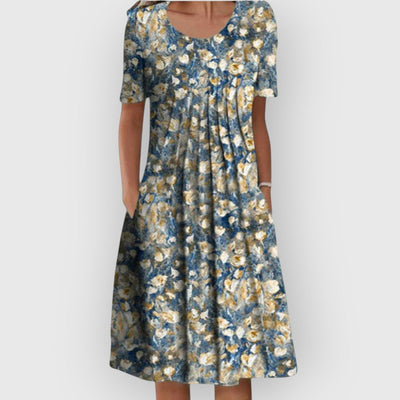 Lucy | Dress with Floral Embroidery