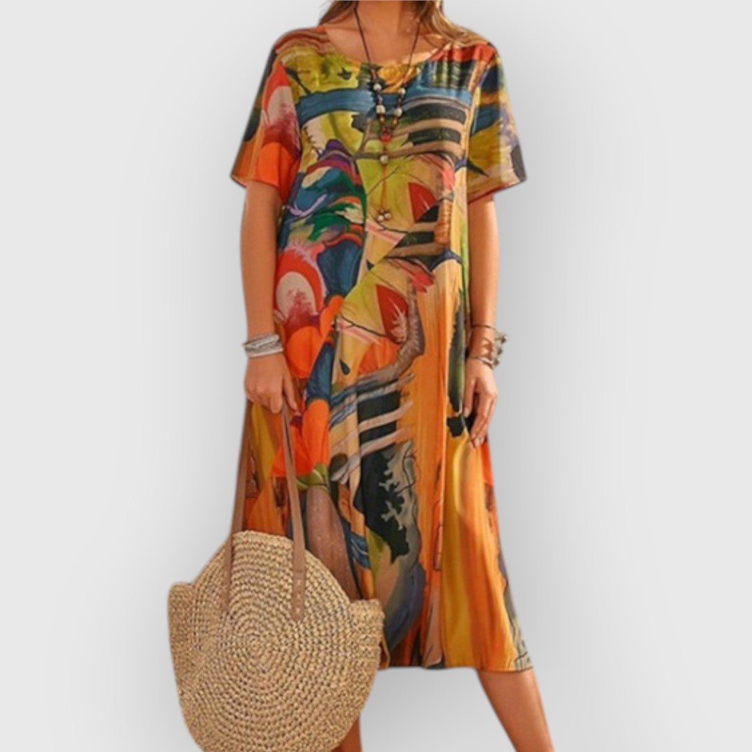 Blanca | ELEGANT ABSTRACT DRESS