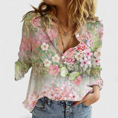 Fiona | Blouse with Floral Print