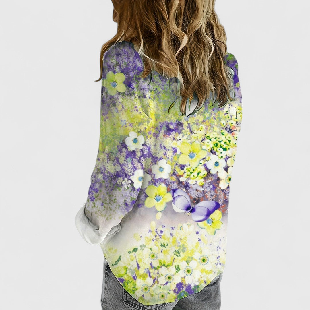 Fiona | Blouse with Floral Print