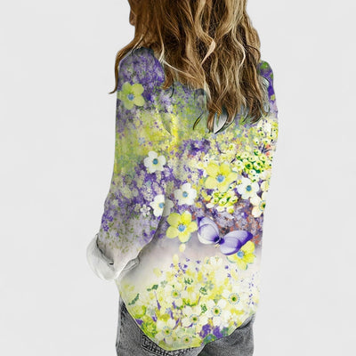 Fiona | Blouse with Floral Print