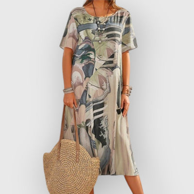Blanca | ELEGANT ABSTRACT DRESS
