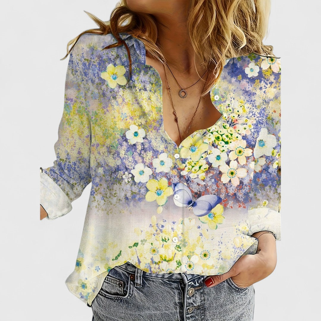 Fiona | Blouse with Floral Print