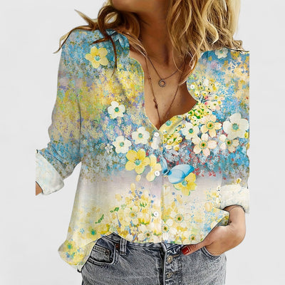 Fiona | Blouse with Floral Print