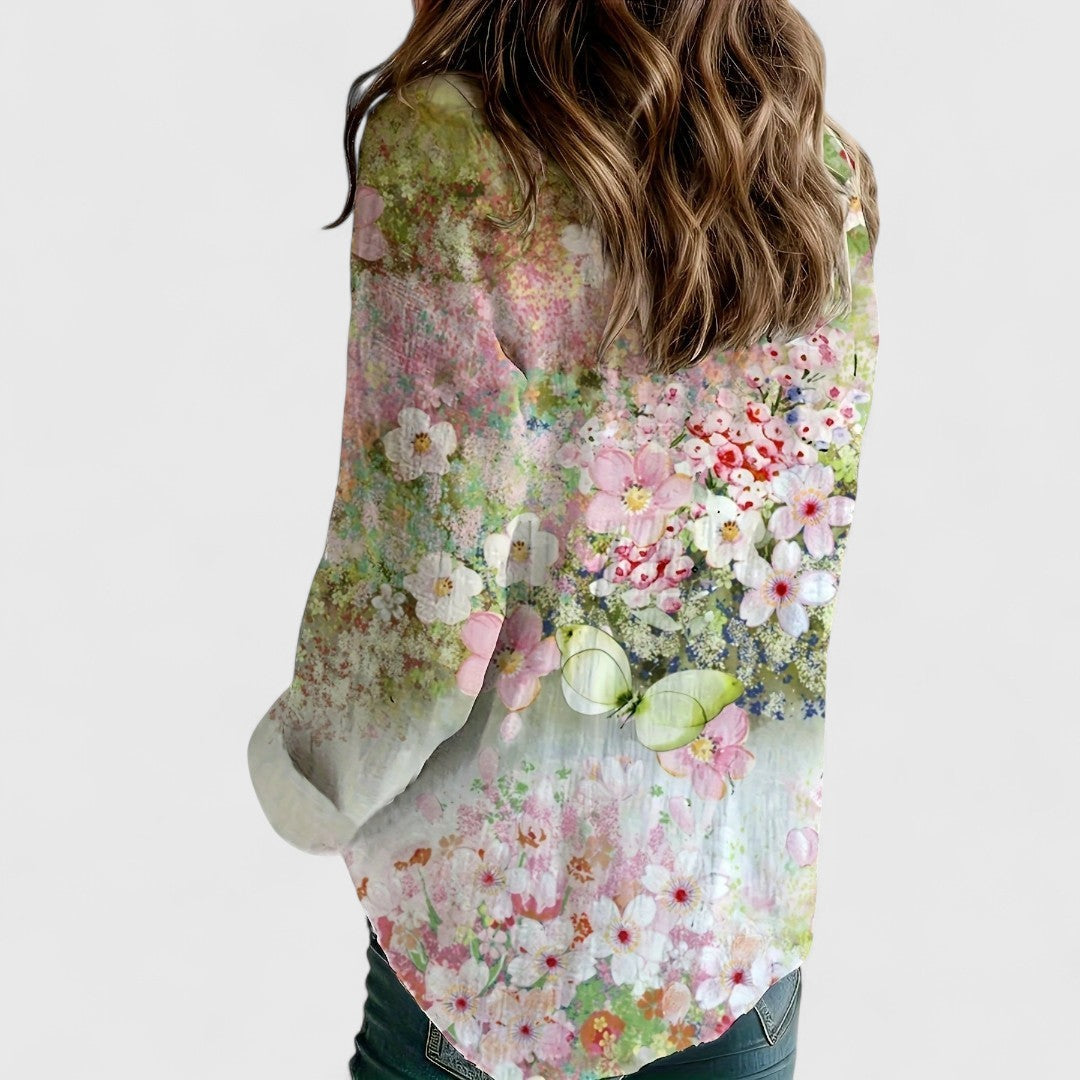 Fiona | Blouse with Floral Print