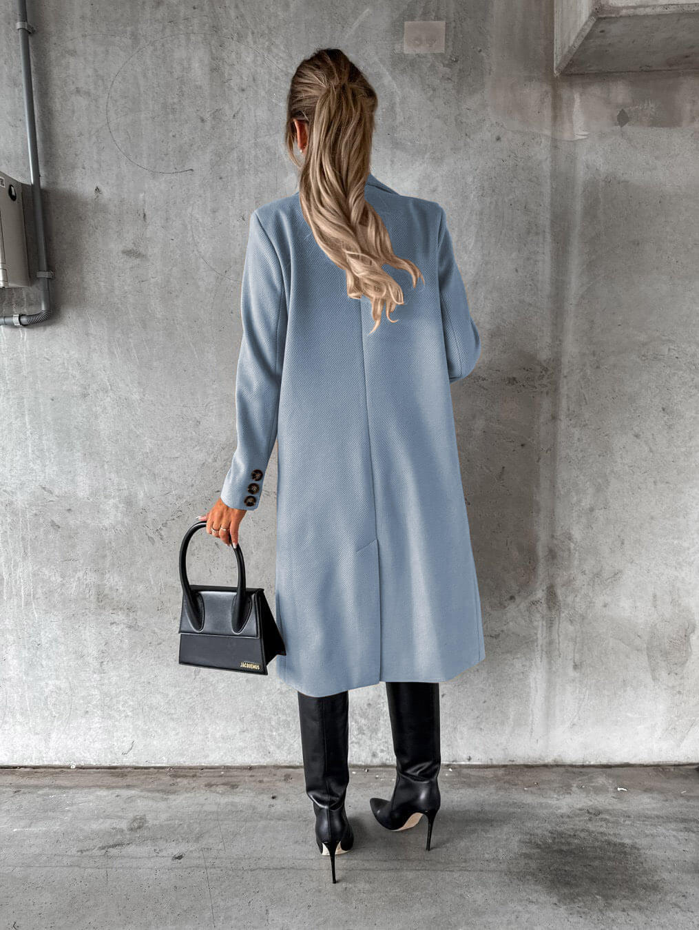Camila - Sophisticated Solid Color Winter Coat