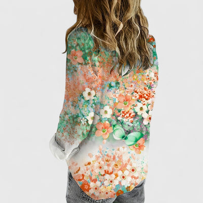 Fiona | Blouse with Floral Print